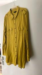 Claudia Strater linnen blouse okergeel 44, Ophalen of Verzenden, Gedragen, Maat 42/44 (L), Geel
