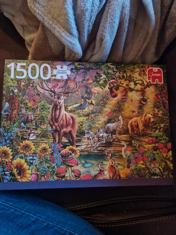 JUMBO MAGISCH BOS BIJ ZONSONDERGANG, Hobby en Vrije tijd, Denksport en Puzzels, Nieuw, 500 t/m 1500 stukjes, Ophalen of Verzenden