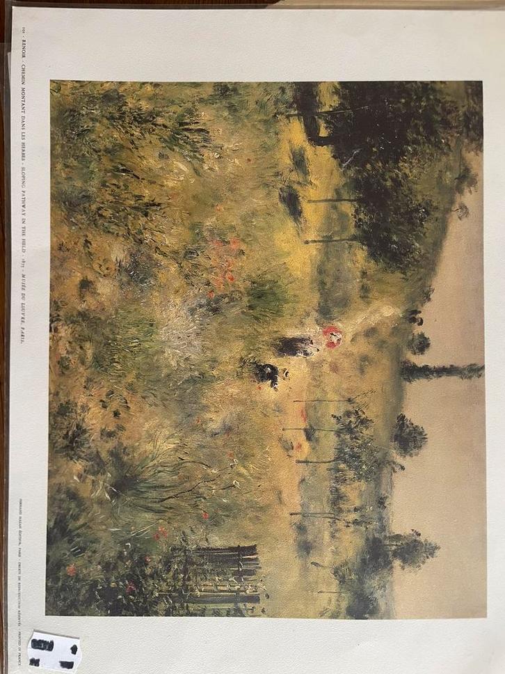 Set vintage kunstdrukken – Renoir, Degas & Monet, Antiek en Kunst, Kunst | Litho's en Zeefdrukken, Ophalen of Verzenden