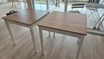 2x IKEA LERHAMN tafel massief grenen | verschillende hoogte, Ophalen, Gebruikt, 50 tot 100 cm, Vierkant