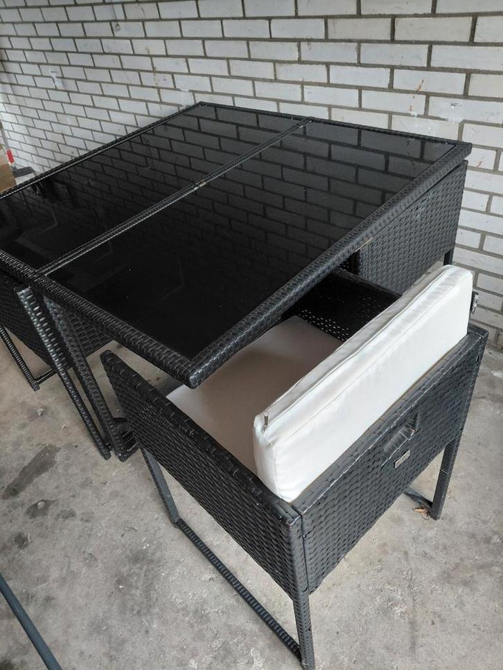 Alice's Garden Tuinset - 4 zitplaatsen [ Firenze Sweek ], Tuin en Terras, Tuinsets en Loungesets, Zo goed als nieuw, Tuinset, Wicker