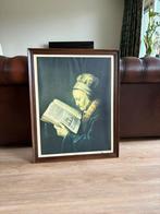 Zeefdruk  schilderij: de moeder van Rembrandt, Ophalen, 50 tot 75 cm, Zo goed als nieuw, Schilderij