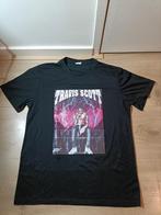 (L) Travis Scott Zwart Katoen Shirt, Maat 52/54 (L), Travis Scott, Zwart, Ophalen of Verzenden