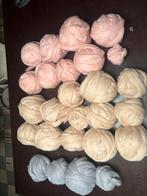 Lontwol: roze, grijs of zandkleurig., Ophalen of Verzenden, Zo goed als nieuw, Materiaal