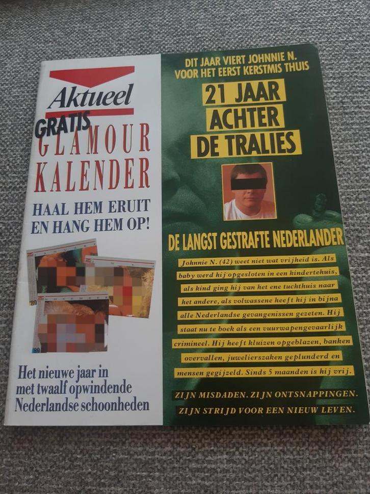 52.Aktueel 1988. Johnnie N. Gerard Cox. Gert-Jan Theunisse., Verzamelen, Tijdschriften, Kranten en Knipsels, Tijdschrift, 1980 tot heden