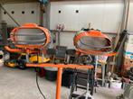 Dubbele bouwlamp op statief., Doe-het-zelf en Verbouw, Bouwverlichting, Ophalen, Gebruikt, Met statief, 200 tot 500 watt