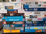 Heel veel verschillende puzzels van 1000 stukjes, Ophalen of Verzenden, 500 t/m 1500 stukjes, Zo goed als nieuw, Legpuzzel