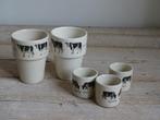 Servies, Jet (by Ter Steege) Country Cows, z.g.a.n., Huis en Inrichting, Overige typen, Ophalen of Verzenden, Zo goed als nieuw