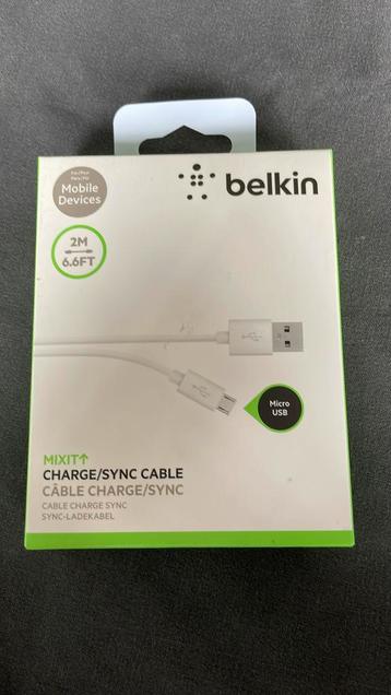 Belkin 2 meter micro usb kabel beschikbaar voor biedingen