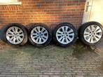 Set winterbanden en velgen BMW 5 serie E60/E61 17 inch, Auto-onderdelen, Gebruikt, Banden en Velgen, 17 inch, Personenwagen