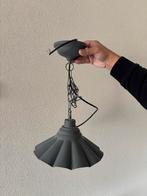Vintage Industriële Hanglamp, Huis en Inrichting, Lampen | Hanglampen, Ophalen of Verzenden, Gebruikt, Metaal, Minder dan 50 cm