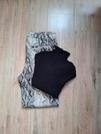 Zwarte trui met broek maat S, Zwart, Ophalen of Verzenden, Maat 36 (S), Lang