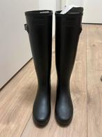 Hunter Regenlaarzen Zwart - Maat 36, Kleding | Dames, Ophalen, Zo goed als nieuw, Zwart, Regenlaarzen