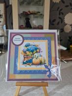 Kaartje verjaardag hortensia en pompoenen, Hobby en Vrije tijd, Kaarten | Zelfgemaakt, Ophalen of Verzenden, Nieuw, Overige thema's