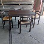 Eetkamer set tafel pastoe cees braakman, Ophalen, 100 tot 150 cm, Midcentury pastoe spectrum cees braakman, 50 tot 100 cm