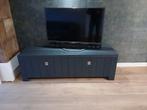 tv meubel  antraciet, Huis en Inrichting, Ophalen, 150 tot 200 cm, Eikenhout, Zo goed als nieuw