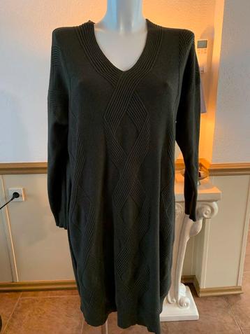 Mosgroene Gebreide Jurk Maat 42/44 beschikbaar voor biedingen