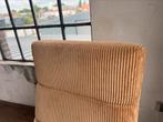 Vintage look design fauteuil ribstof, Ophalen, Gebruikt, 75 tot 100 cm, Nvt