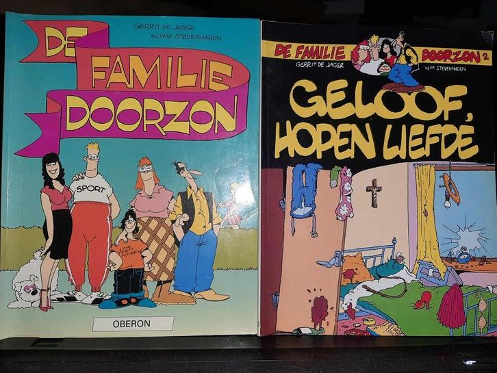 18x De familie Doorzon 15 euro weg is weg, Boeken, Stripboeken, Gelezen, Meerdere stripboeken, Ophalen of Verzenden
