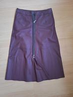 Unieke, soepele leren rok van Humanoid 38 Burgundy, Kleding | Dames, Rokken, Maat 38/40 (M), Humanoid, Bruin, Nieuw
