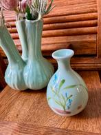 Despots zachtgroen vaasje in Japanse stijl €8, Ophalen of Verzenden, Nieuw, Aardewerk of Porselein, Minder dan 50 cm
