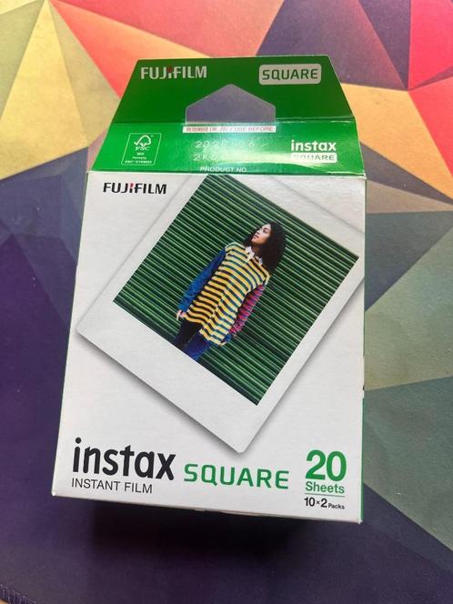 Instax square film 2x10 stuks, Audio, Tv en Foto, Fotografie | Fotopapier, Zo goed als nieuw, Ophalen of Verzenden