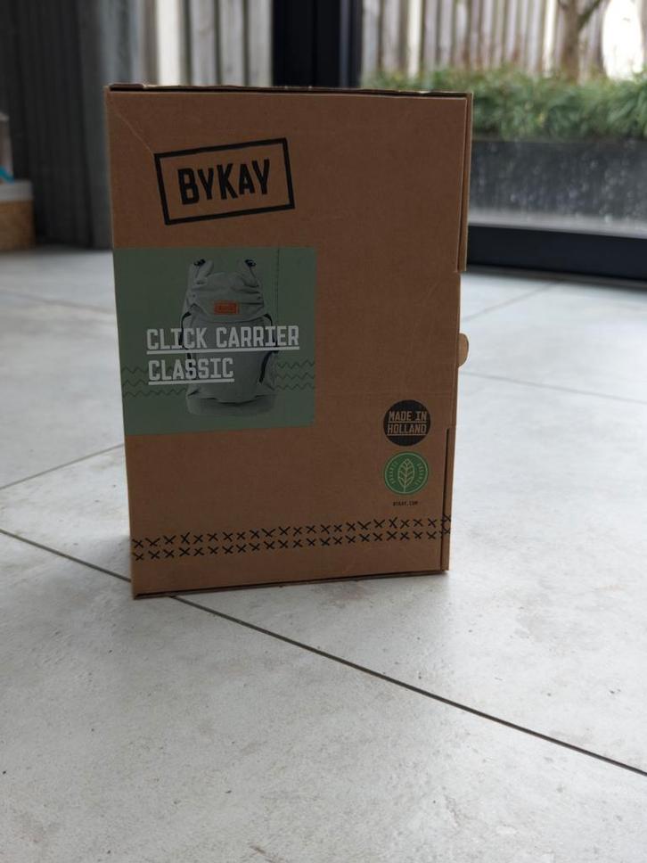 Draagzak - ByKay Click Carrier Classic - Olijfgroen, Kinderen en Baby's, Babydragers en Draagdoeken, Zo goed als nieuw, Draagzak