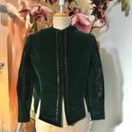 Antiek fluweel theater jasje glaskraaltjes historisch Frans, Antiek en Kunst, Antiek | Kleding en Accessoires, Verzenden, Dames