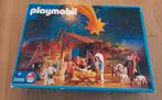 Playmobil kerststal 3996 + EXTRA kerst engel, Kinderen en Baby's, Speelgoed | Playmobil, Ophalen of Verzenden, Gebruikt