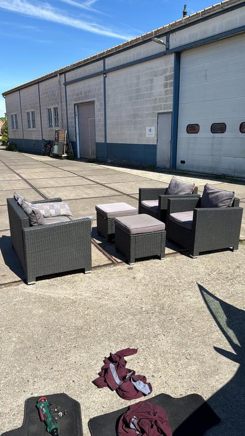 Tuinset loungeset, Tuin en Terras, Tuinsets en Loungesets, Gebruikt, Kunststof, Stoel, Ophalen of Verzenden