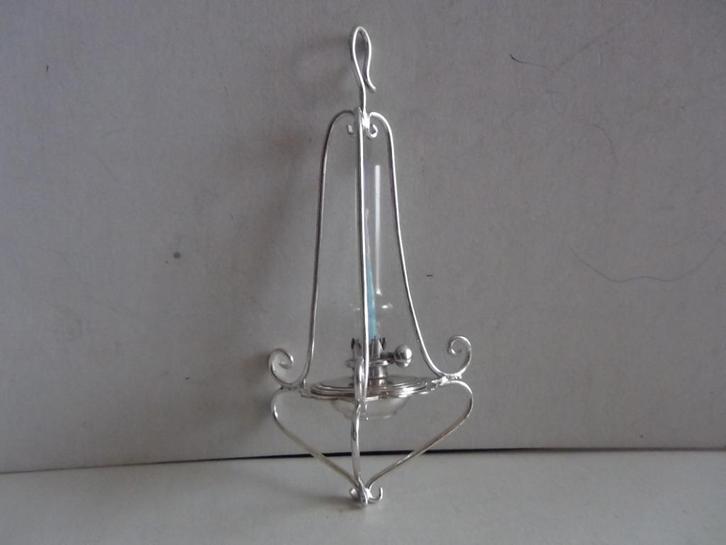 Miniatuur zilver L105-28 HANG OLIELAMP zilveren miniaturen, Antiek en Kunst, Antiek | Goud en Zilver, Zilver, Ophalen of Verzenden