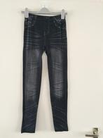 NIEUW legging, tregging spijkerbroek look, zwart, mt 36/38, Legging, Maat 36/38 (S), Zwart, Nieuw