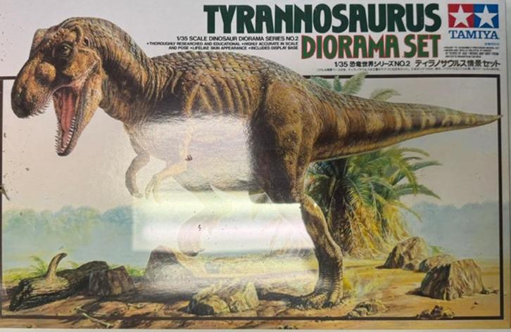 Coelianmodels, Tamiya 87182, T-Rex, 1/35, € 32,99, Hobby en Vrije tijd, Modelbouw | Figuren en Diorama's, Nieuw, Figuur of Figuren