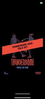 Thunderdome ticket te koop 1 nog, Tickets en Kaartjes