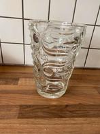 Vintage glazen vaas italiaans design, Ophalen of Verzenden
