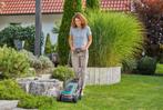 Grasmaaier gardena powermax 32 18v P4a  30 liter, Ophalen, Accu-grasmaaier, Zo goed als nieuw, Opvangbak