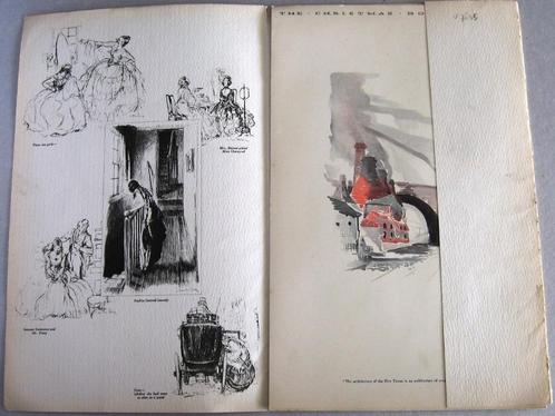 The Old Wives Tale 1931 Portfolio Christmas Bookman JM Sale, Antiek en Kunst, Antiek | Boeken en Bijbels, Ophalen of Verzenden