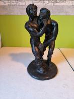 Bronzen worstelaars beeld, Ophalen of Verzenden