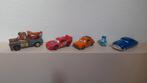 5 Cars auto's, Disney; Takel, Bliksem Mcqueen, Doc, Ophalen of Verzenden