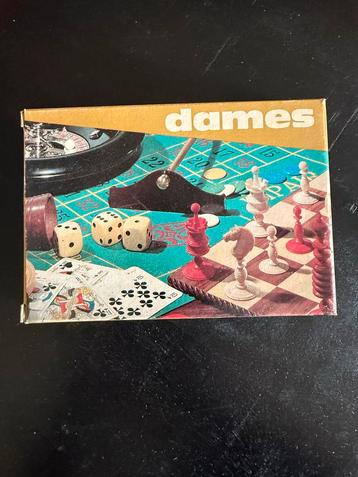 Vintage Dames Bordspel - Jaren 50 beschikbaar voor biedingen