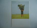 (2052) Kinderkaart: Jongen met bloemen, Verzamelen, Verzenden, Gelopen, Kinderen
