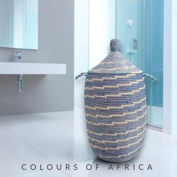 Handgemaakte Afrikaanse Wasmand / Opbergmand beschikbaar voor biedingen