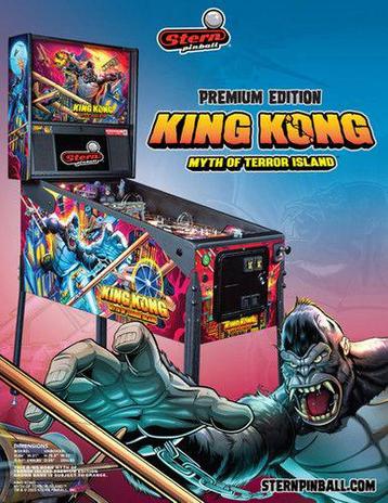 King Kong Premium flipperkast beschikbaar voor biedingen