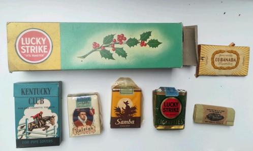 WW2 USA Tabak Verzameling Sigaretten oa Lucky Strike Raleigh, Verzamelen, Militaria | Tweede Wereldoorlog, Landmacht, Amerika