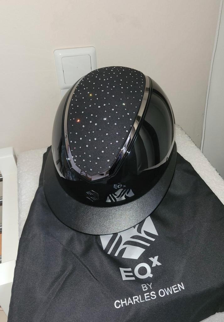 Gloednieuwe Charles Owen cap Kylo Gloss MIPS 58-61 (L), Dieren en Toebehoren, Paardrijkleding, Nieuw, Dames, Heren, Cap, Ophalen of Verzenden