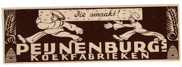 2 PEIJNENBURG's KOEK Advertenties 1926 beschikbaar voor biedingen