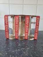 Coca Cola hoge glazen (vintage, zeldzaam), Verzamelen, Glas en Borrelglaasjes, Ophalen, Zo goed als nieuw, Frisdrankglas