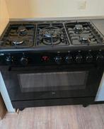 Zgan zwart fornuis Etna FG190ZWA - 90cm, Ophalen, 60 cm of meer, Zo goed als nieuw, Gas