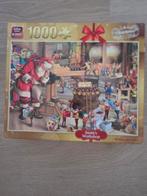 King Puzzel - Santa's Workshop - 1000 stukjes, Ophalen of Verzenden, 500 t/m 1500 stukjes, Zo goed als nieuw, Legpuzzel