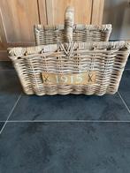 Mooie rieten mand, Overige materialen, Gebruikt, 50 tot 100 cm, Ophalen of Verzenden